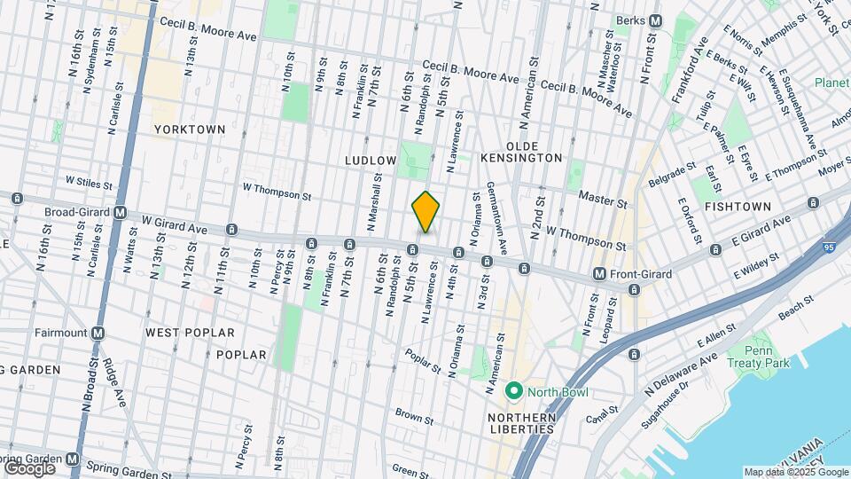 1209 N 5th St, Unit 2A Map and Location Details