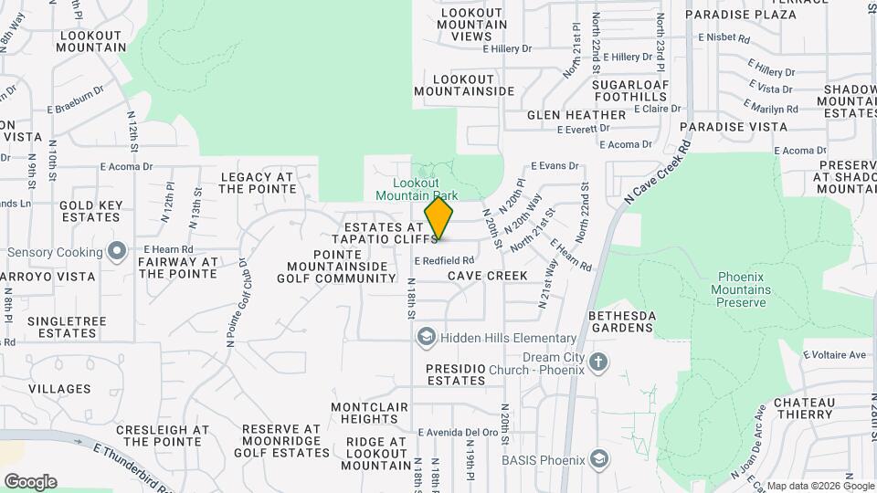 1821 E Hearn Rd Map and Location Details