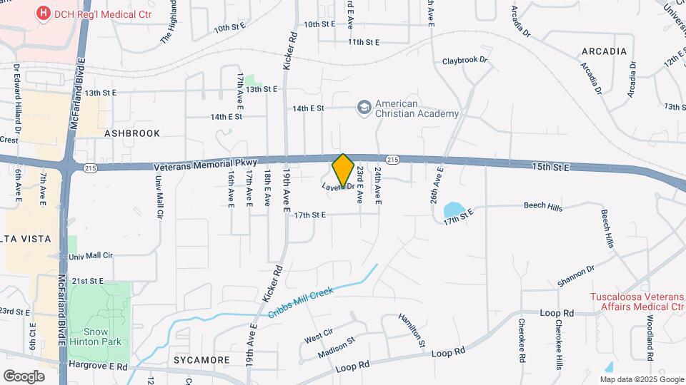 2211 Lavera Dr Map and Location Details