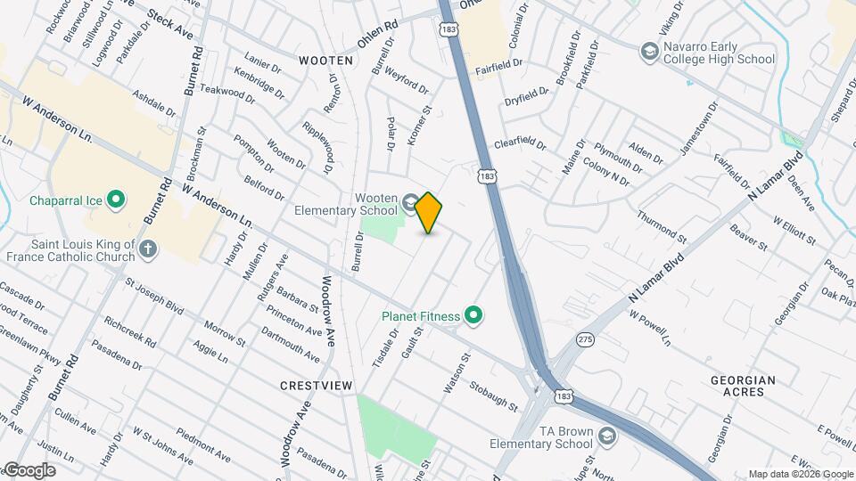 8011 Lazy Ln Map and Location Details