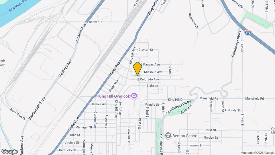 221 E Colorado Ave Map and Location Details