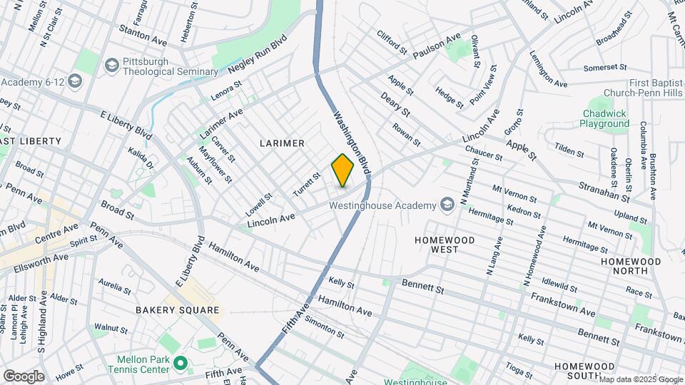 621 Lincoln Ave Mapa y Detalles de la Ubicación