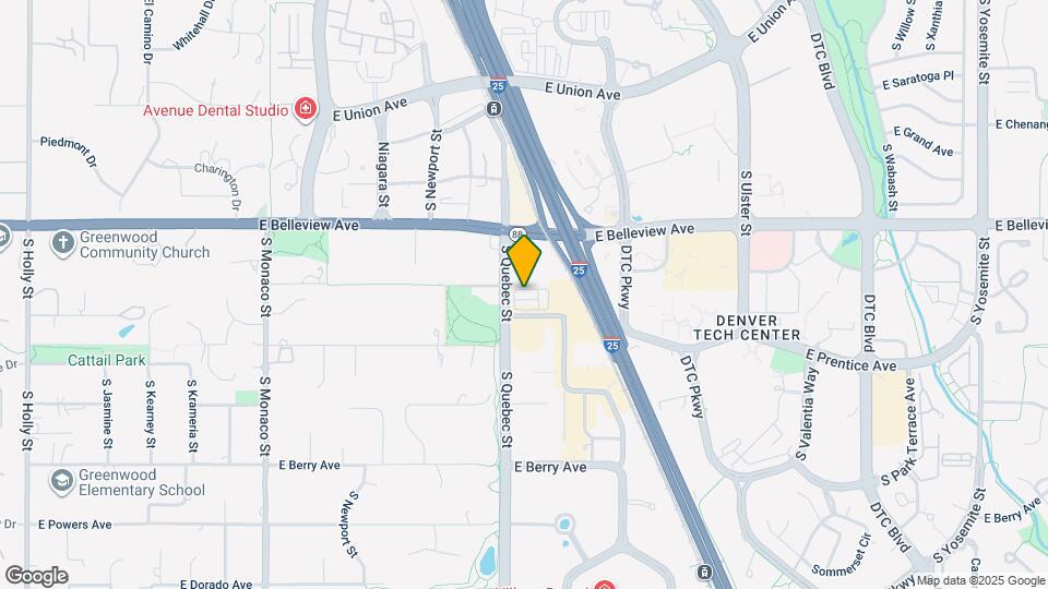 Furnished Studio-Denver - Tech Center - Ce Map and Location Details