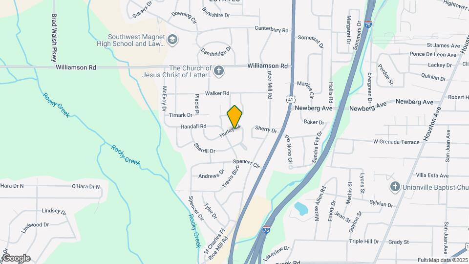 1586 Hurley Cir Map and Location Details