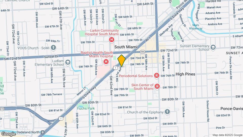 7435 SW 61st Ave Map and Location Details