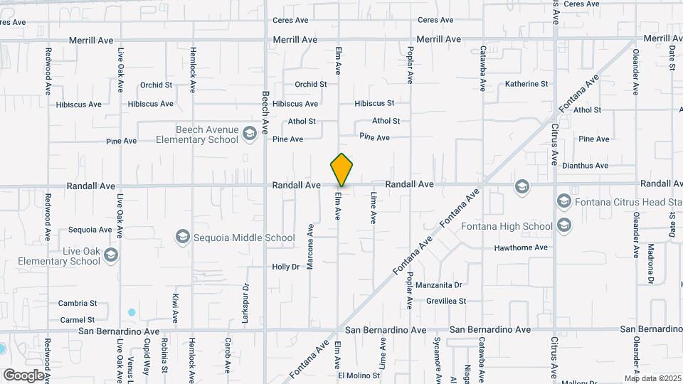 15515 Randall Ave Mapa y Detalles de la Ubicación