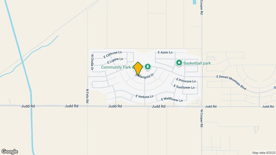 10769 E Marigold Ct Map and Location Details