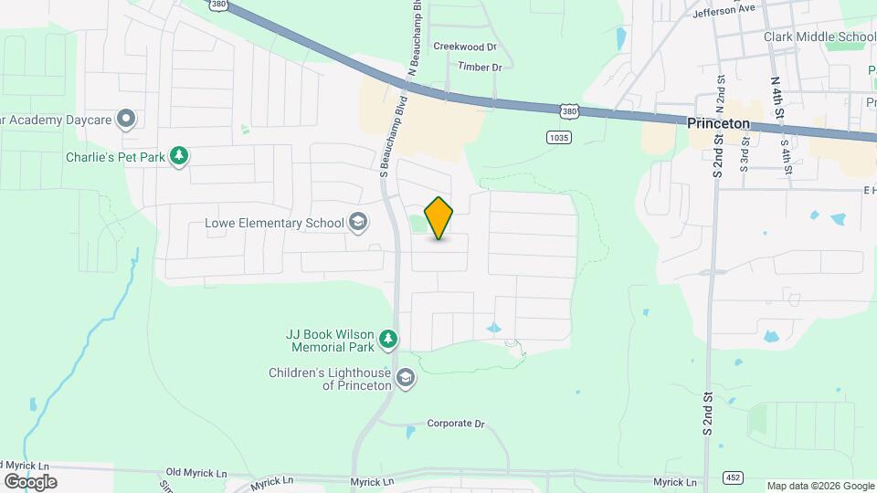 780 Evergreen St Mapa y Detalles de la Ubicación