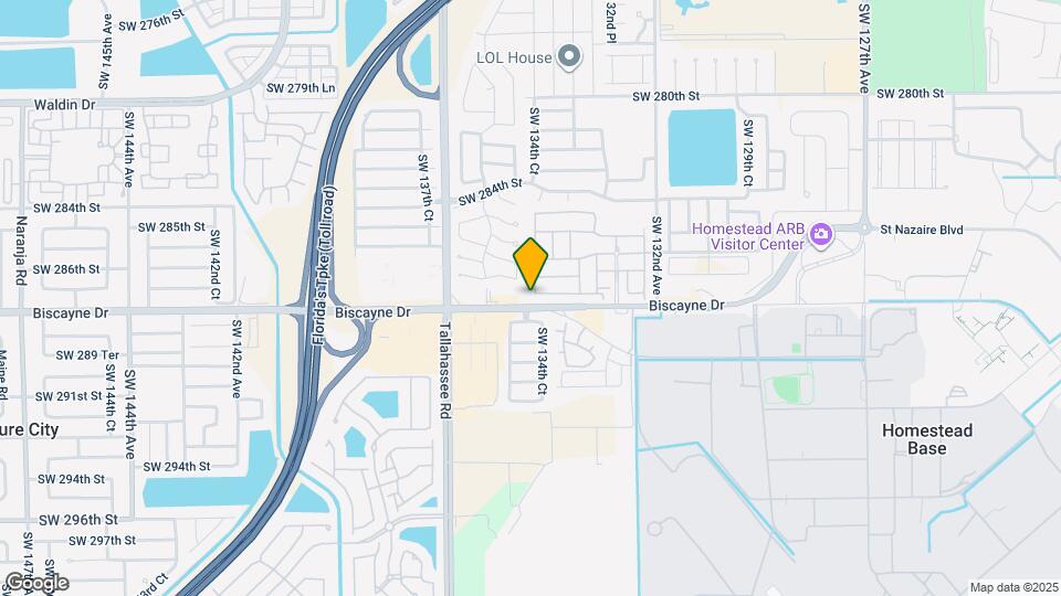 28754 SW 134th Ct Map and Location Details