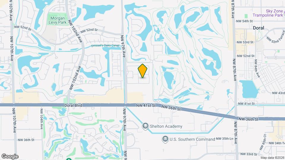 4534 NW 94th Pl Map and Location Details