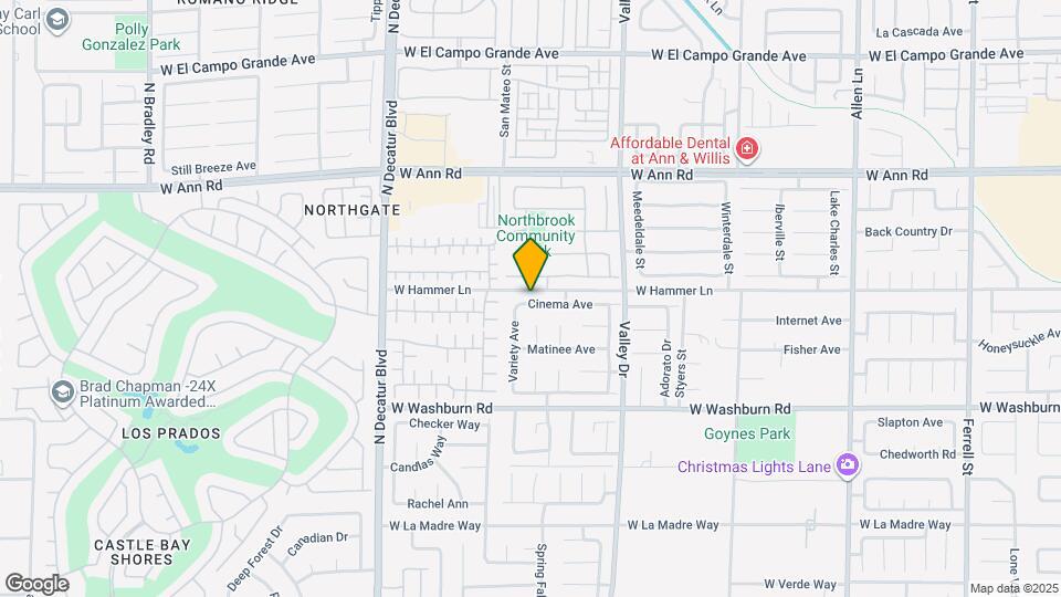 4426 Cinema Ave Map and Location Details