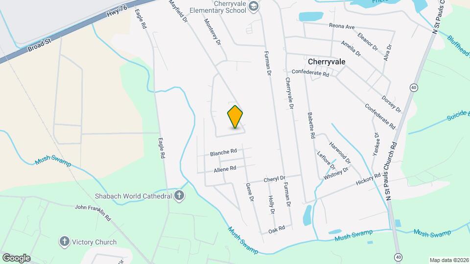 990 Mayfield Dr Map and Location Details