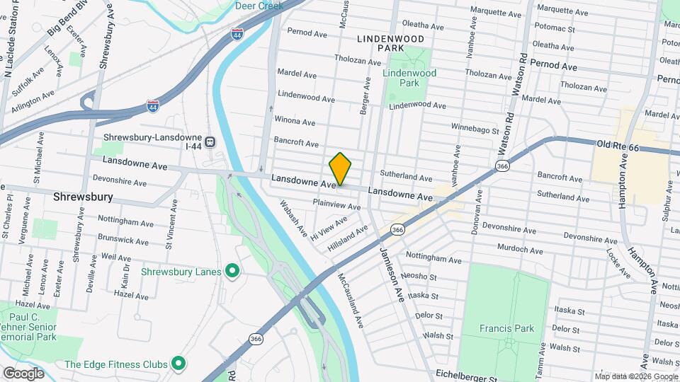 6942 Lansdowne Ave Map and Location Details