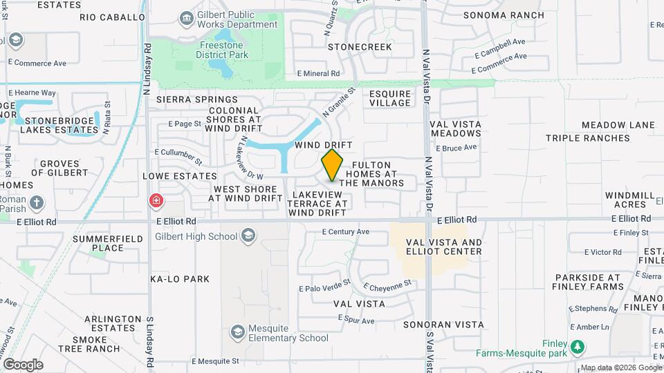 1288 E Linda Ln Mapa y Detalles de la Ubicación