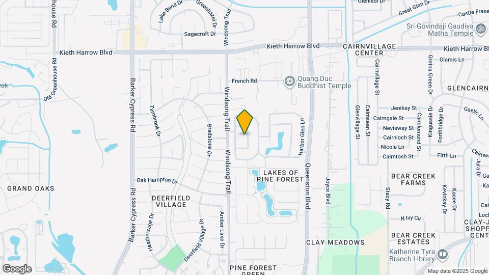 4923 Windy Orchard Ln Map and Location Details