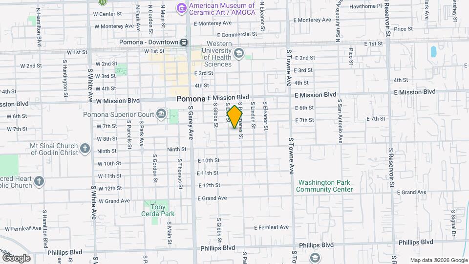 437 E 8th St Map and Location Details