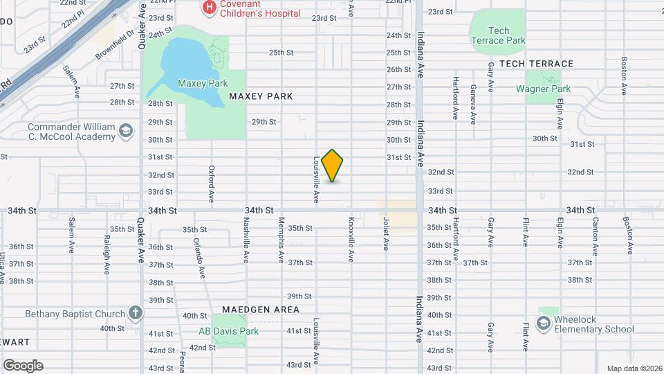 3612 33rd St Map and Location Details