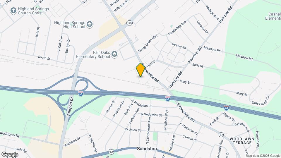 1812 Gatewood Ave Map and Location Details