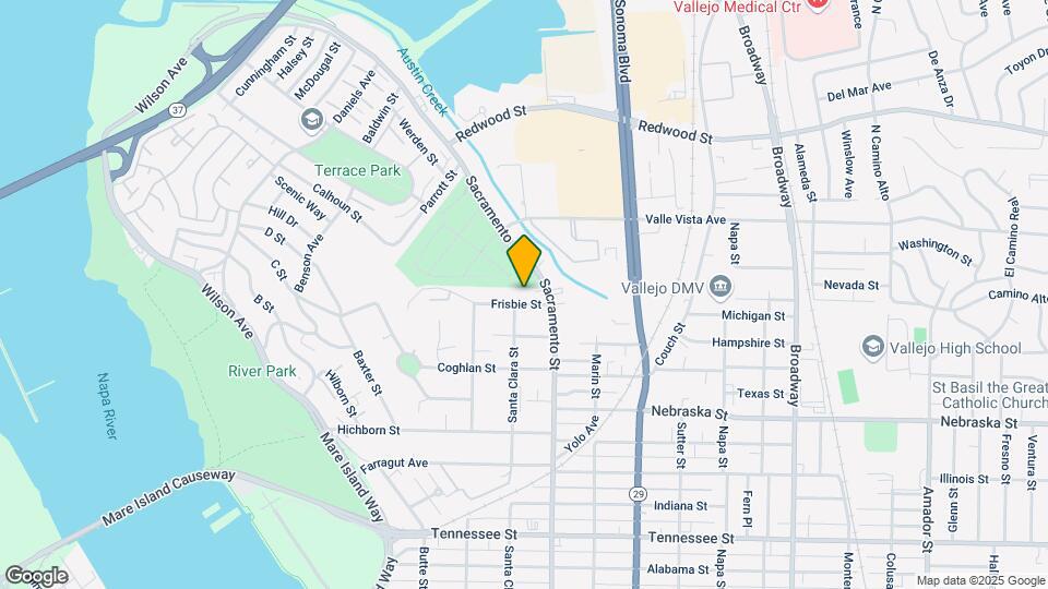 256 Frisbie St Map and Location Details