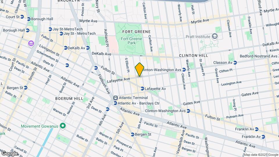 92 Lafayette Ave Map and Location Details