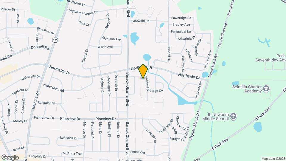 1624 Fresno St Map and Location Details