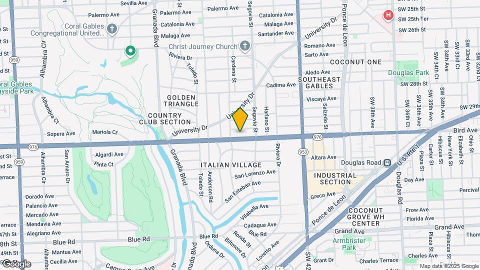 635 Bird Rd Map and Location Details