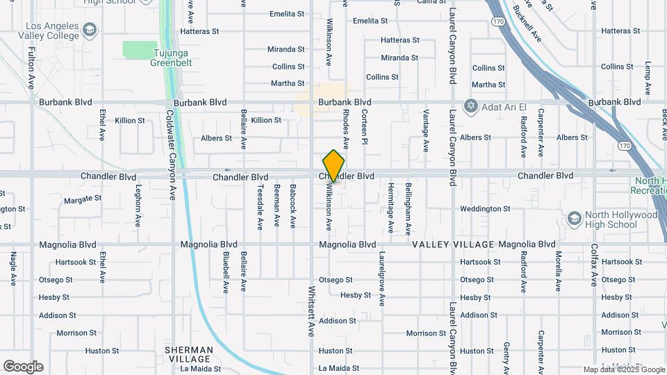 5340 Wilkinson Ave Map and Location Details