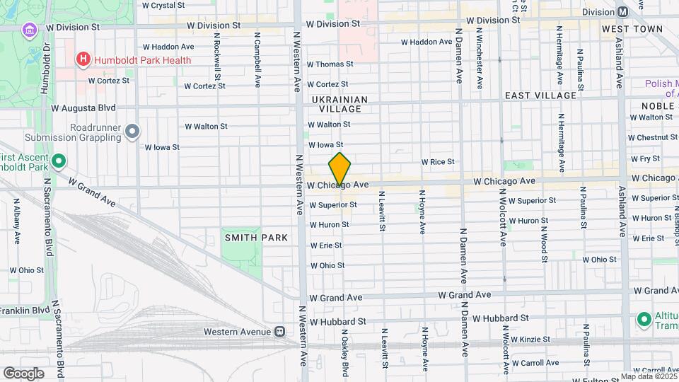 2301 W Chicago Ave Map and Location Details