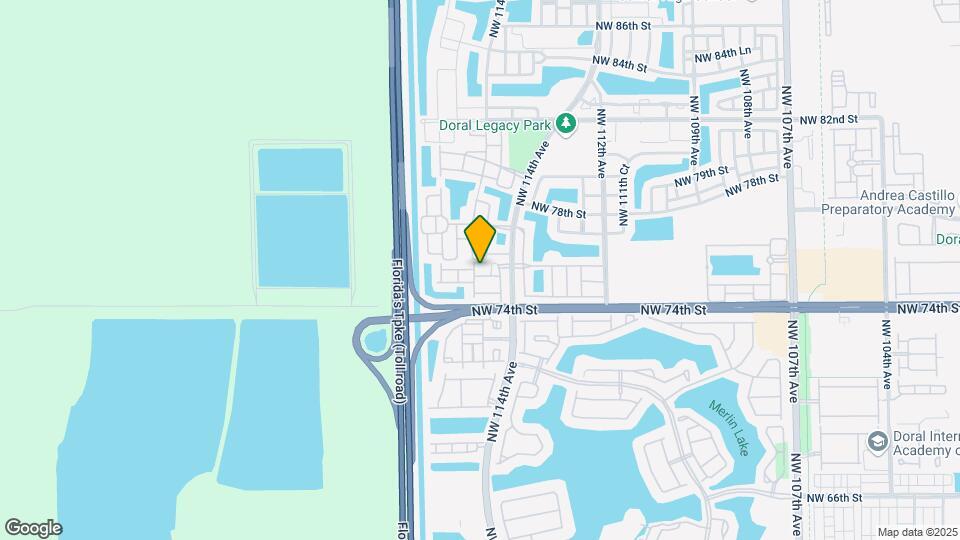 7515 NW 114th Path Map and Location Details