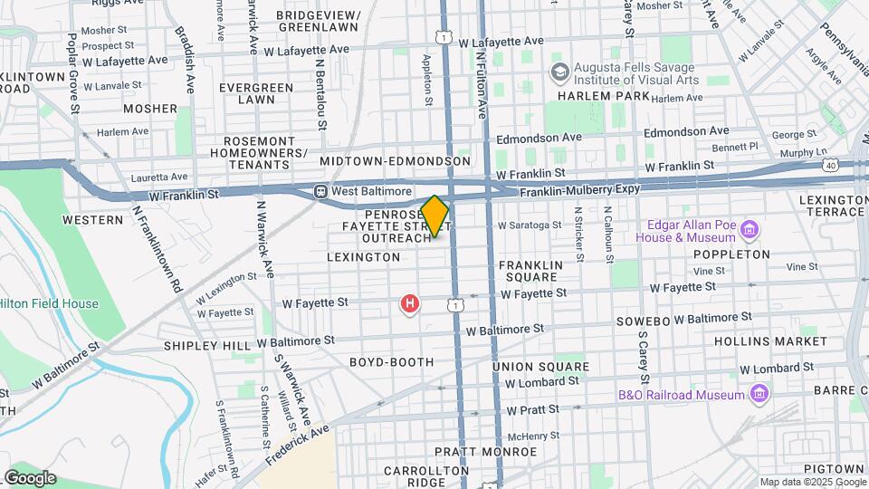 1918 Penrose Ave Map and Location Details