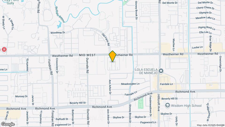 7979 Westheimer Apartments Mapa y Detalles de la Ubicación