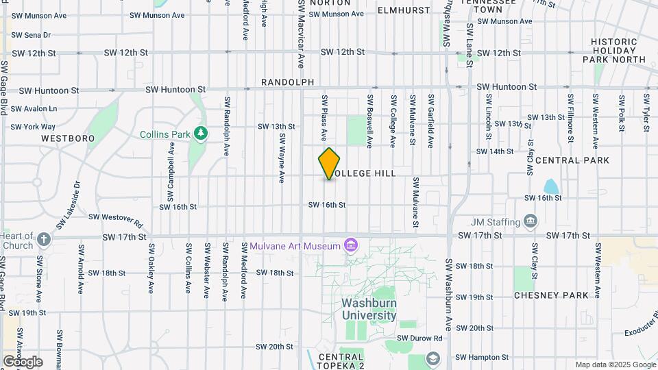 1510 Southwest Plass Avenue Map and Location Details