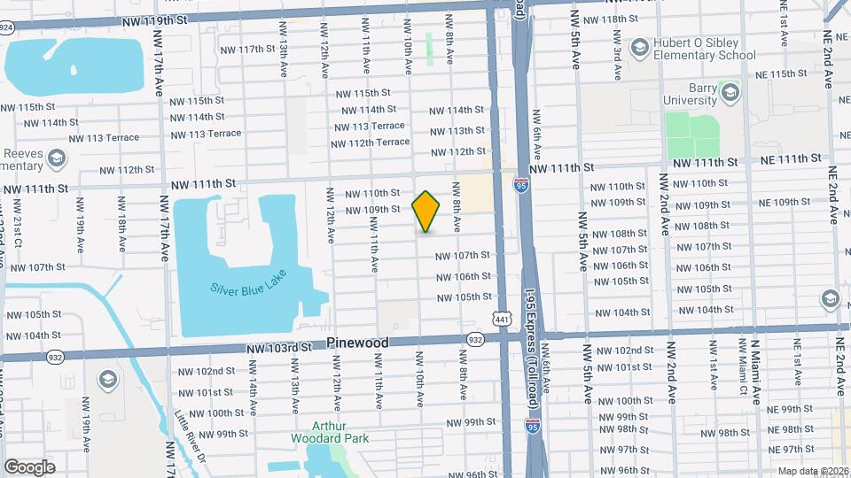 872 NW 108th St Map and Location Details