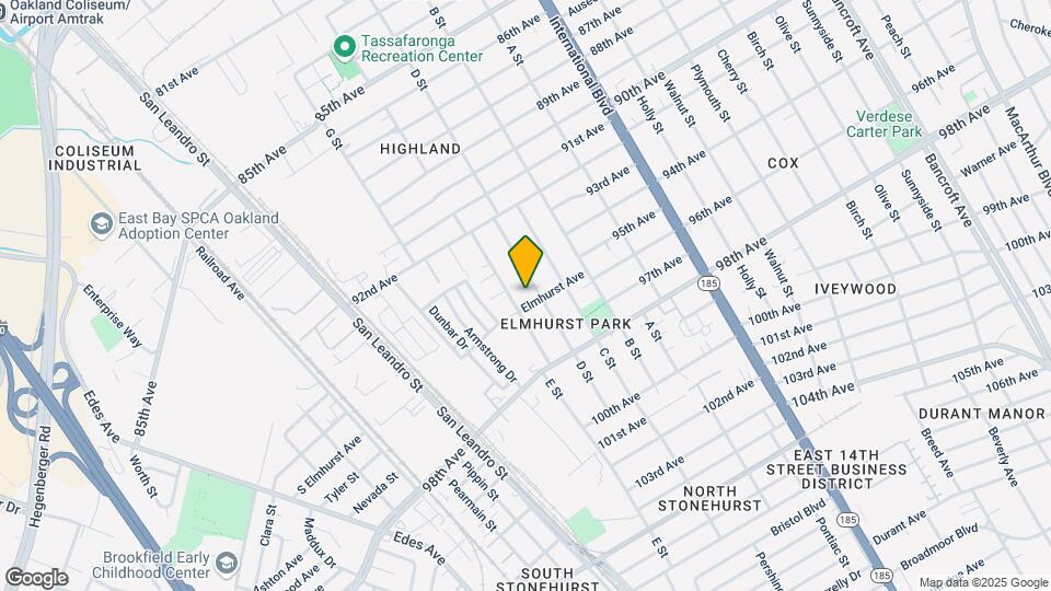1061 Elmhurst Ave Map and Location Details