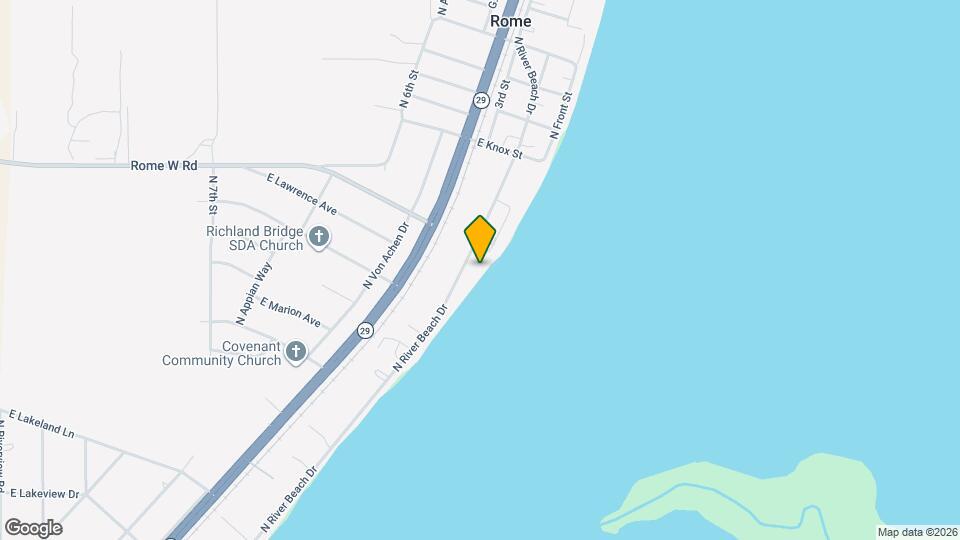 15326 N River Beach Dr Map and Location Details