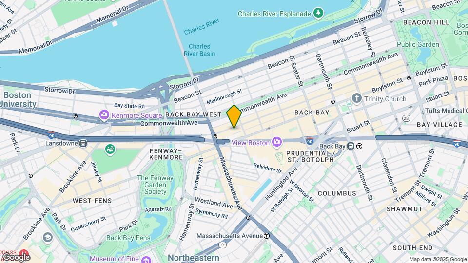 330 Newbury St, Unit PH Map and Location Details