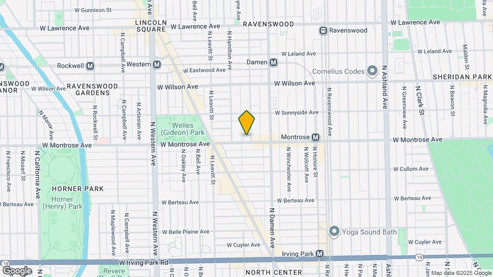 4406 N Seeley Ave, Unit 1 Map and Location Details