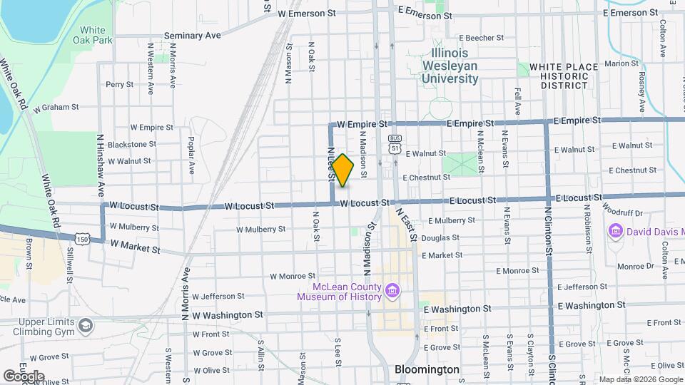 704 N Roosevelt Ave Map and Location Details