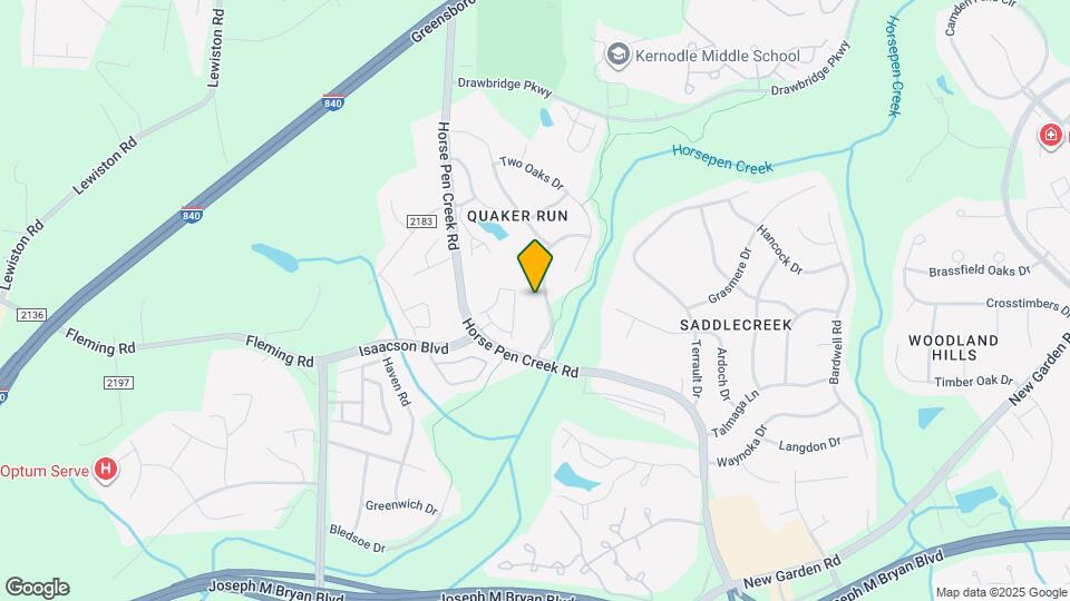 3315 Quaker Run Dr Map and Location Details