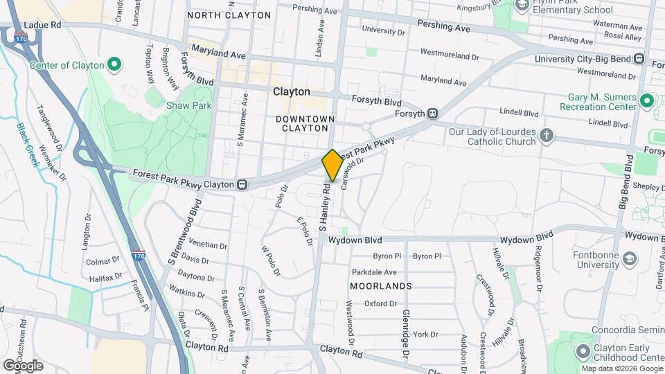 408 S Hanley Rd, Unit 1 Mapa y Detalles de la Ubicación