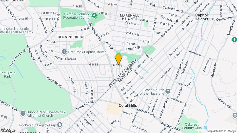 5031 H St SE Mapa y Detalles de la Ubicación