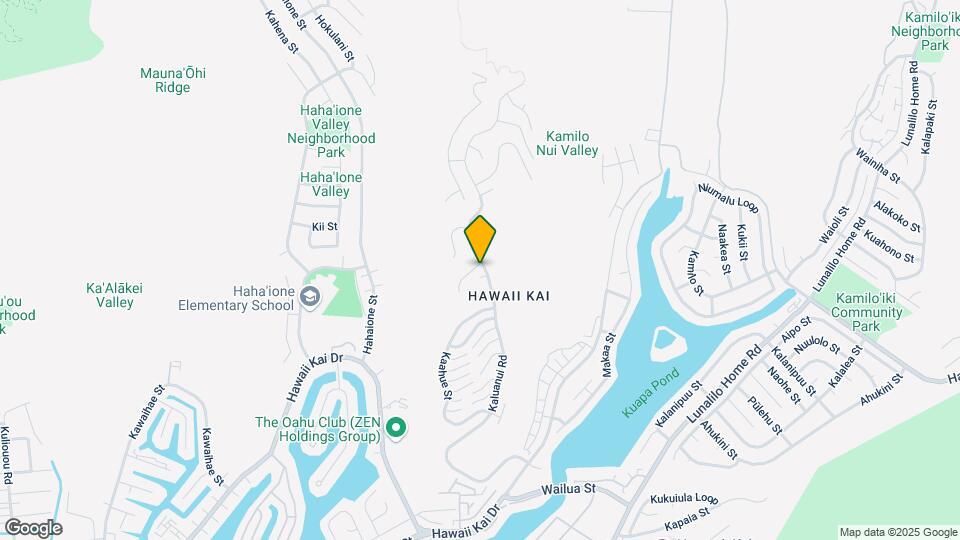 956 Kaluanui Rd Map and Location Details