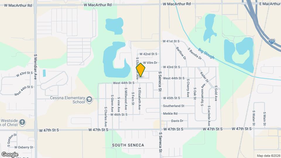 4462 S Elizabeth Ave Map and Location Details