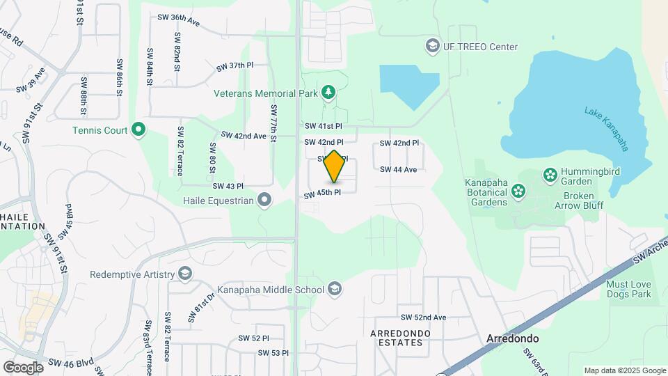 7222 SW 45th Pl Map and Location Details