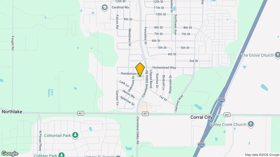 1708 Cole Ln Map and Location Details