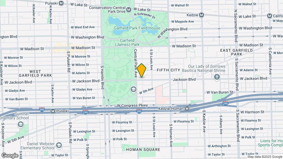 3540 W Jackson Blvd Map and Location Details