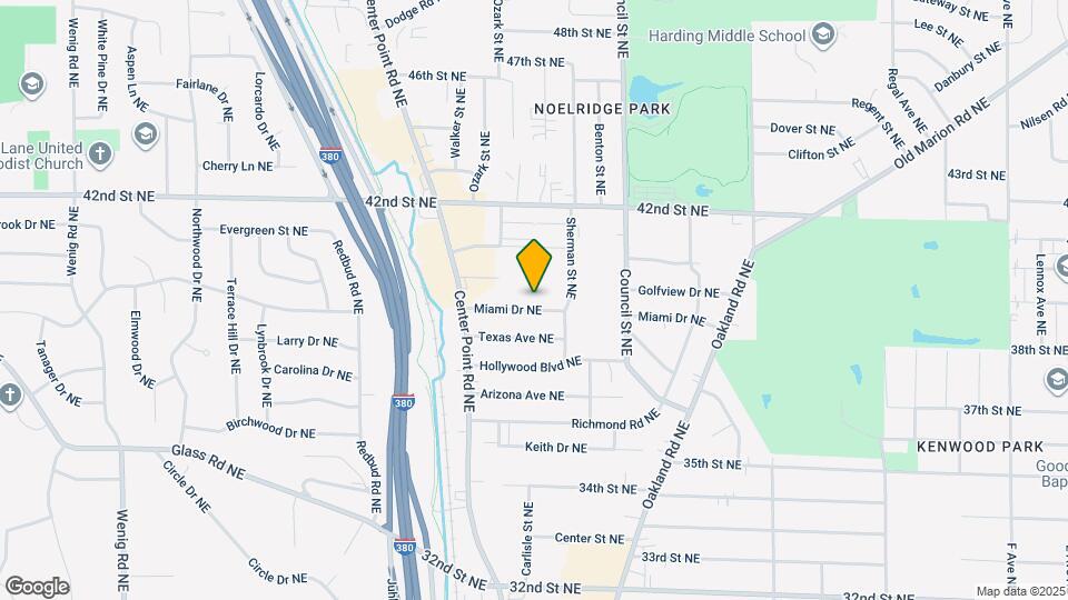 1632 Miami Dr NE Map and Location Details