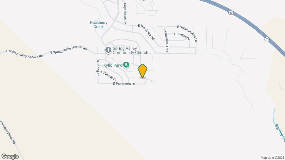 17401 E Meadow Ln Map and Location Details