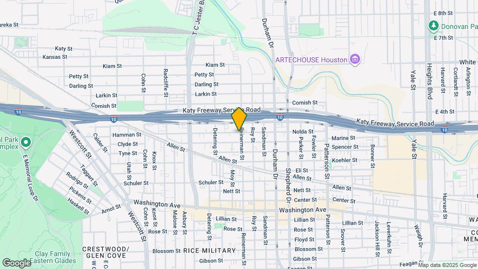 1729 Reinerman St Map and Location Details