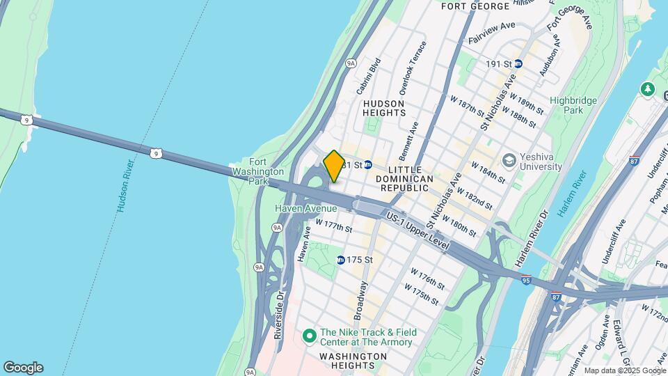 45-53 Cabrini Blvd Mapa y Detalles de la Ubicación